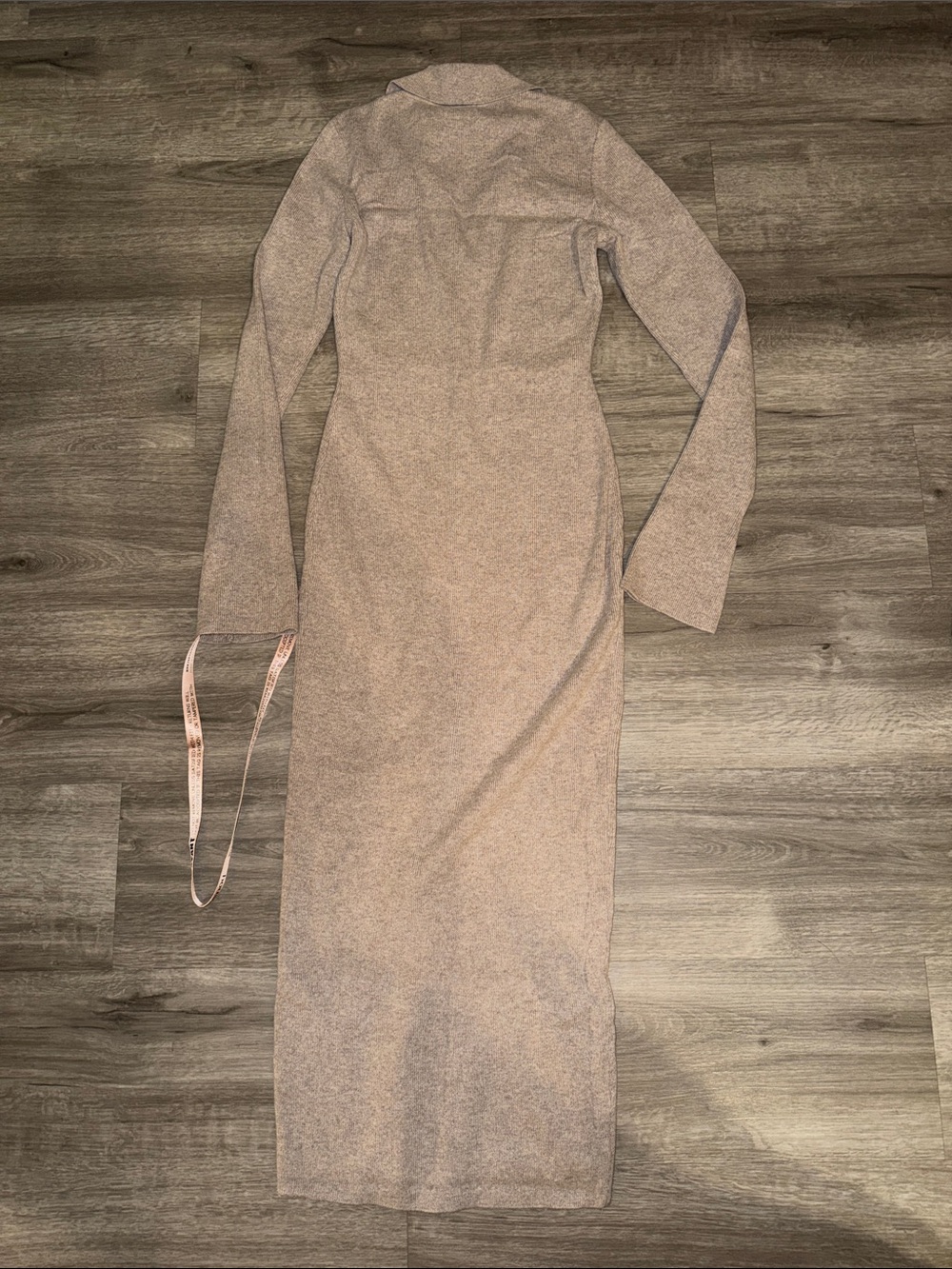 🇺🇸FIRM PRICE🇺🇸House of CB YVETTE Beige Cashmere Knit Midi Dress - Picture 12 of 13